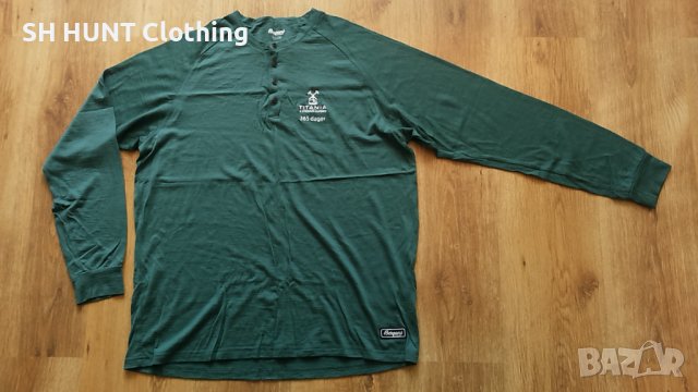 Bergans of NORWAY LYSEBU WOOL HENLEY 70% Merino Wool 30% Lyocell размер XL Термо блуза - 173