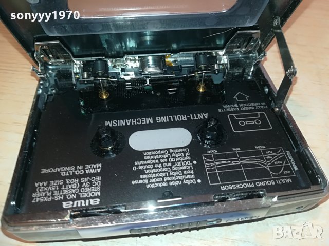 ПОРЪЧАН-aiwa hs-px547-walkman-mettal, снимка 7 - MP3 и MP4 плеъри - 28436211