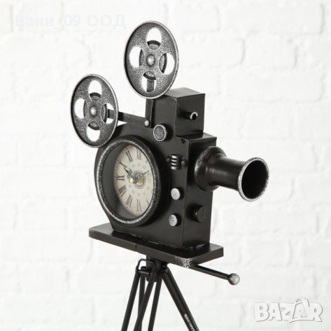 Часовник с дизайн "ретро фотоапарат", снимка 4 - Декорация за дома - 38164195