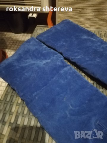 Сини ботуши тип чизми, снимка 3 - Дамски ботуши - 26998846