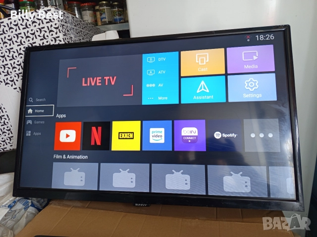 телевизия sunny 32" смарт , снимка 3 - Телевизори - 52736267
