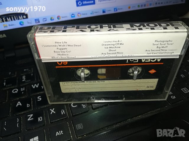 DEPECHE MODE-SPEAK & SPEEL 2808221204, снимка 8 - Аудио касети - 37823444