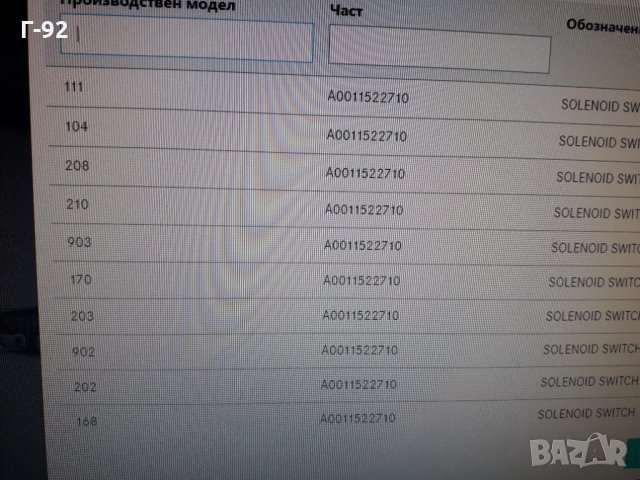 A0011522710**NEU**MERCEDES-BENZ **ШАЛТЕР ЗА СТАРТЕР **, снимка 10 - Части - 35536810