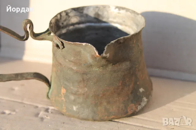 Медно канче за чешма, снимка 3 - Антикварни и старинни предмети - 48868788