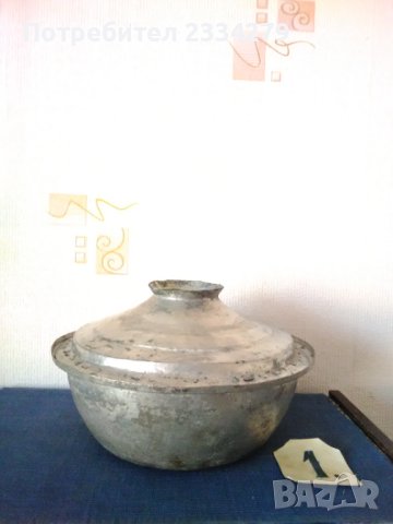 Стари,бакърени тенджери от различни времена, снимка 4 - Антикварни и старинни предмети - 34843407