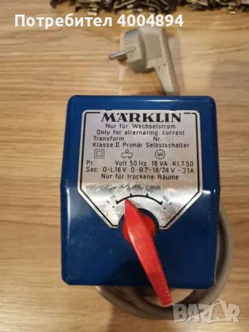 Запазено и действащо колекционерско електрическо влакче Marklin 2, снимка 5 - Колекции - 48810345