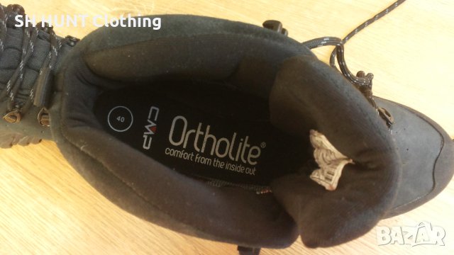 CMP Dhenieb Trekking Waterproof Vibram Leather Boots размер EUR 40 / UK 6,5 водонепромукаеми - 732, снимка 17 - Мъжки боти - 43689832