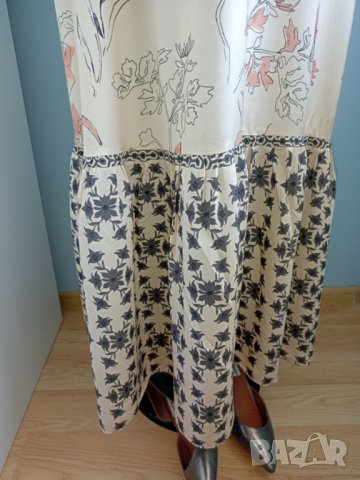 Дълга рокля H&М 40 М/Л, снимка 10 - Рокли - 37257306