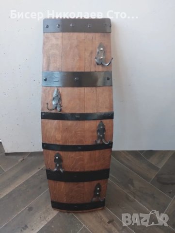 Закачалки от автентични бъчви с ръчно ковано желязо!, снимка 14 - Декорация за дома - 29058646