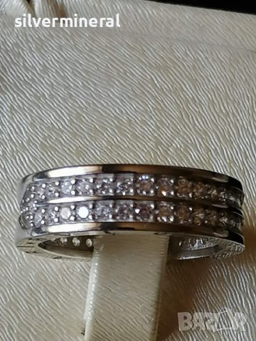 Различни модели нови сребърни пръстени, снимка 13 - Пръстени - 43238312
