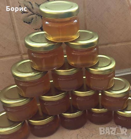 Малки стъклени бурканчета с мед, снимка 3 - Други стоки за дома - 32422235