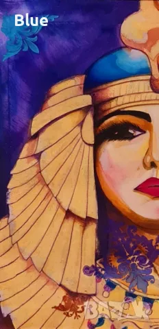 💫 Авторска картина"Клеопатра" + Безплатна доставка до края на декември 25', снимка 2 - Декорация за дома - 47748787