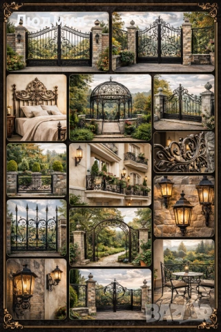 Ковано желязо – изработка по поръчка | Порти, огради, парапети, снимка 13 - Други - 53033271