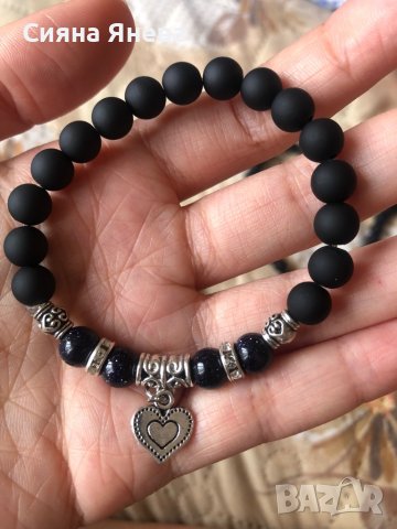 2 ръчнонаправени гривни с кристали, снимка 5 - Гривни - 37039665