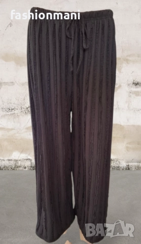 Дамски прав панталон в черно - код 1228