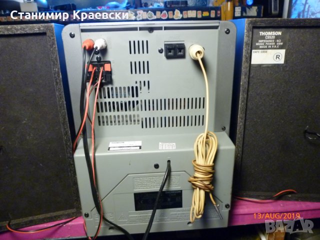 Thomson LIFE CS 520 audio system 5 CD aux, снимка 10 - Аудиосистеми - 26210297