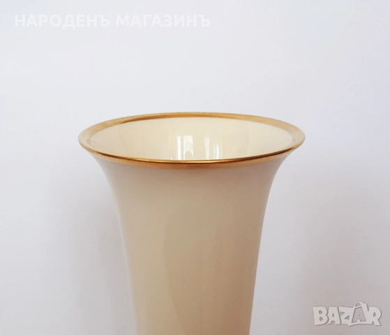 ROSENTHAL - Немски порцелан ваза порцеланова цветя злато , снимка 5 - Други ценни предмети - 52816065