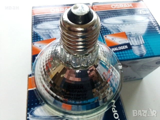 Лампи халогенни OSRAM HALOPAR 75W нови налични 4бр., снимка 6 - Други - 51951664
