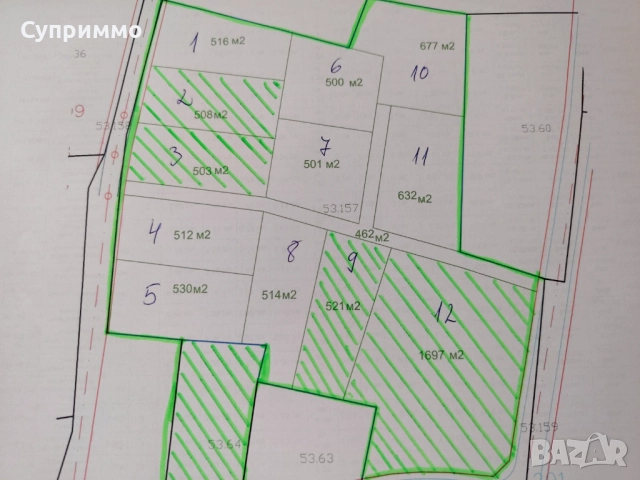 Урегулиран поземлен имот с морска панорама, на 200 метра от плаж Каваците, снимка 4 - Парцели - 52671299