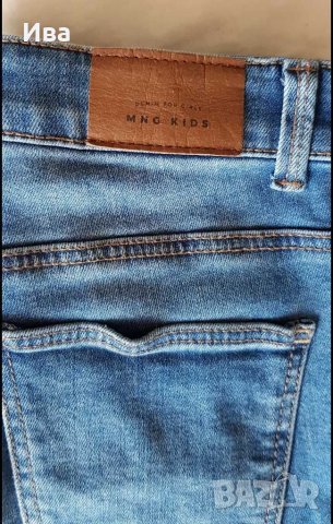 Детски дънки Mango Kids 7-8 г, снимка 4 - Детски панталони и дънки - 28751774
