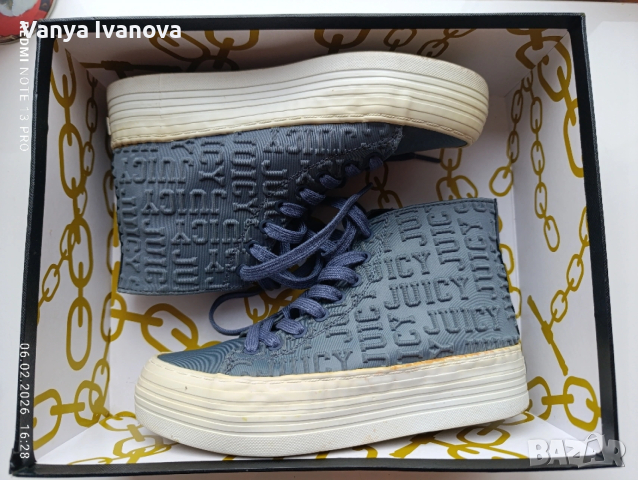 Juicy Couture black label кецове, снимка 12 - Кецове - 53384060