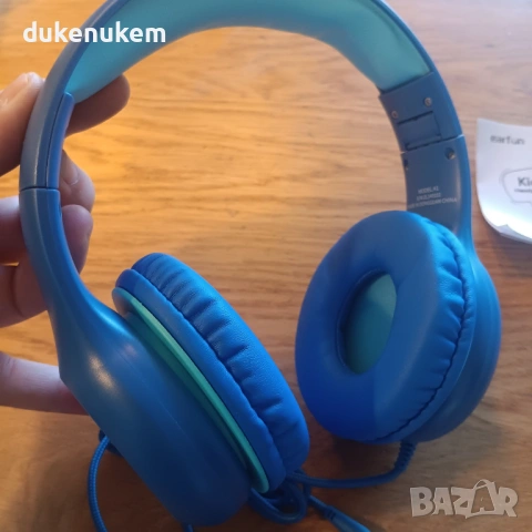 Детски слушалки с кабел и микрофон – ограничение 85/94 dB, сгъваеми, снимка 9 - Слушалки и портативни колонки - 53162597
