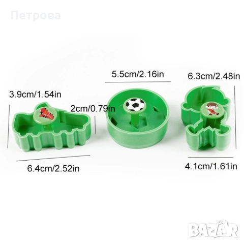 Резци с бутало – 6 модела, снимка 5 - Форми - 31425880