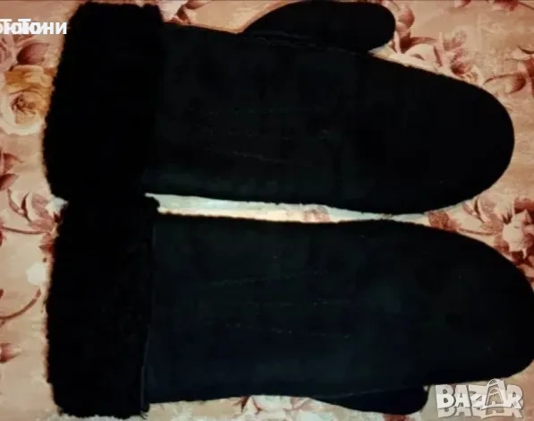 Нови Топли Дамски Ръкавици от Естествена Кожа M