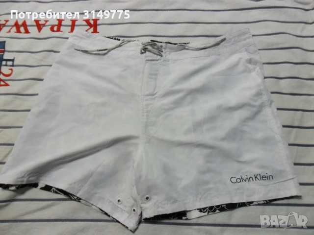 Бански на Calvin Klein двулицев Чисто нов , снимка 4 - Бански костюми - 50676562