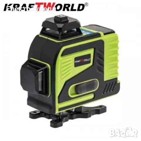 Немски 4D Лазерен Нивелир с 16 линии (четири точков) самонивелиращ се, със зелен лазер, снимка 6 - Измервателни инструменти - 47617649