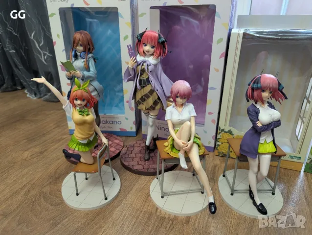 The quintessential quintuplets - аниме фигурки, снимка 2 - Колекции - 50417666
