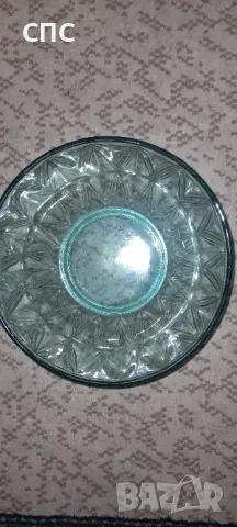 стъклена купа/фруктиера , снимка 2 - Чинии - 47638157