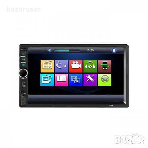 Мултимедия за автомобил със 7-инчов TFT екран 1280x720/183181, снимка 3 - Аксесоари и консумативи - 31813381