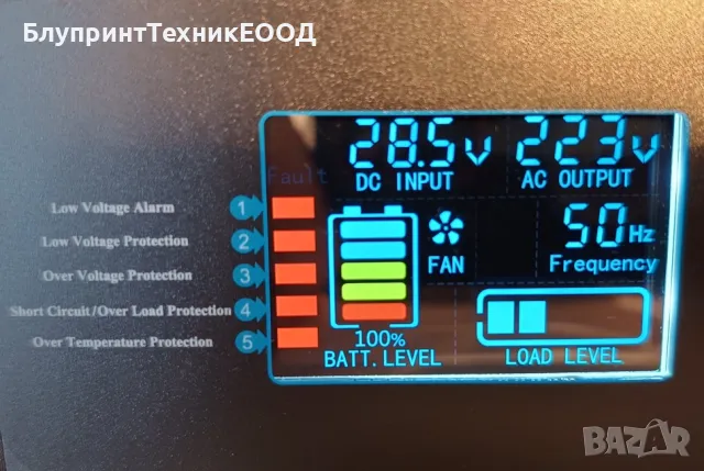 Инвертори Suyeego 2500W пълна синусоида 12 или 24V с дистанционно управление, снимка 5 - Друга електроника - 48205793