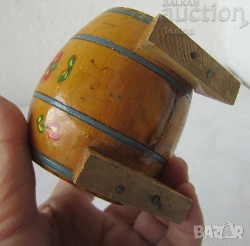  буре бъчва буренце и стара дървена барутница, дървен нож за писма, снимка 5 - Декорация за дома - 28883516