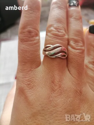 Сребърен пръстен - модел PLR034, снимка 7 - Пръстени - 48831434
