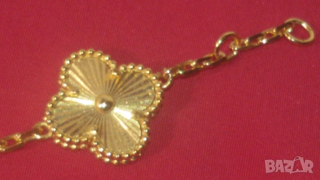 3 гривни с детелини стил Van Cleef с и без камъни, снимка 7 - Гривни - 53366768