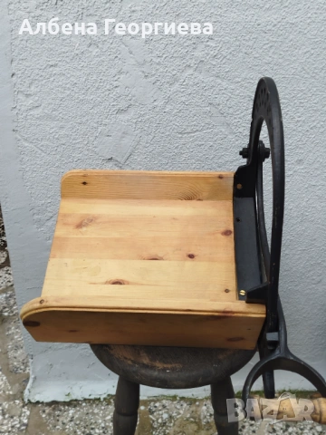 Немска дървена   ретро гилотина , снимка 12 - Колекции - 53028269