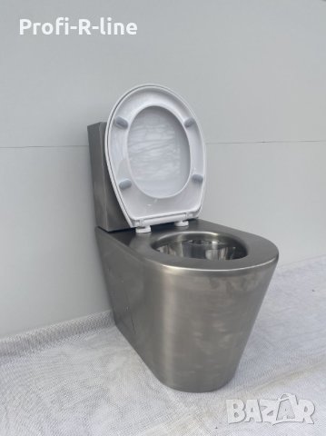 Тоалетна чиния моноблок  неръждаема стомана, снимка 3 - Обзавеждане на кухня - 43835718