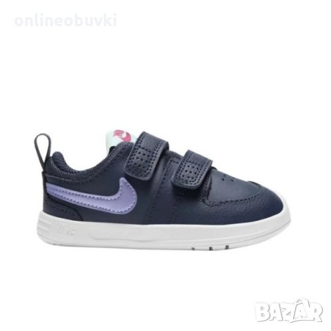 НАМАЛЕНИЕ!!!Бебешки спортни обувки Nike Pico Сиво с лилава запетая, снимка 1 - Детски маратонки - 32354997
