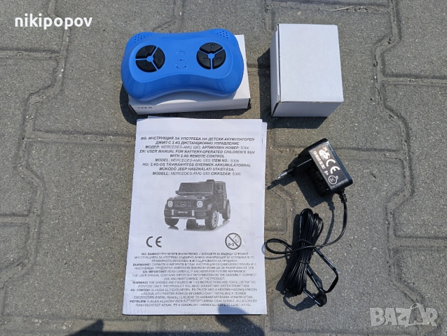 MERCEDES Акумулаторен джип AMG G63 мет. черен, снимка 12 - Детски велосипеди, триколки и коли - 53569449