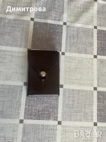 Кожен калъф за карти / табакера за цигари/ - 2 вида, снимка 3 - Карти за игра - 51258741