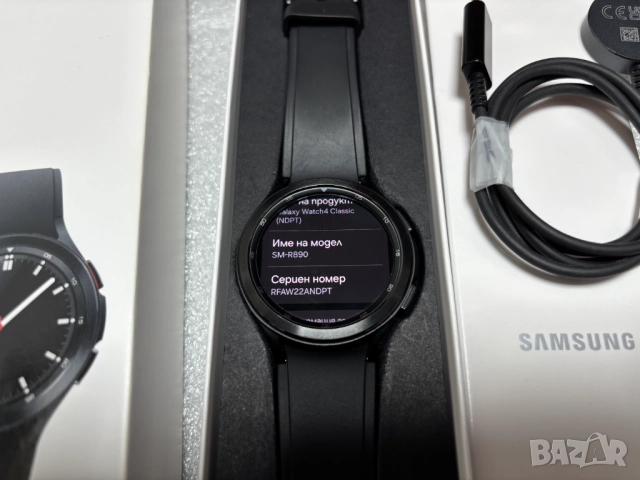 Перфектен! Смарт Часовник Samsung Galaxy Watch 4 Classic 46mm R890 - Black, снимка 6 - Смарт часовници - 52304158