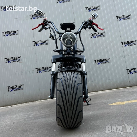Нов модел електрически скутер  BIG CITY HARLEY X20 ULTRA MAX УСИЛЕНА РАМКА + гуми с по-голям ди, снимка 6 - Мотоциклети и мототехника - 52429384
