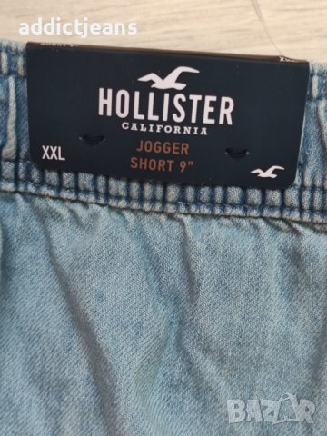 Мъжки къси панталони Hollister размер XXL, снимка 7 - Къси панталони - 43786422