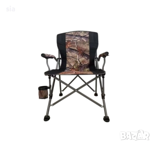 Къмпинг стол, сгъваем, калъф, до 160 кг., снимка 6 - Къмпинг мебели - 49658567