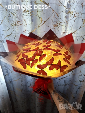 Светещи ръчно изработени букети ✨️"DESS"✨️, снимка 8 - Подаръци за рожден ден - 53192104