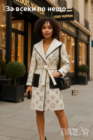 Louis Vuitton Дамско Палто Луис Витон - Налични Различни Цветове Код SK501, снимка 2 - Палта, манта - 53039306