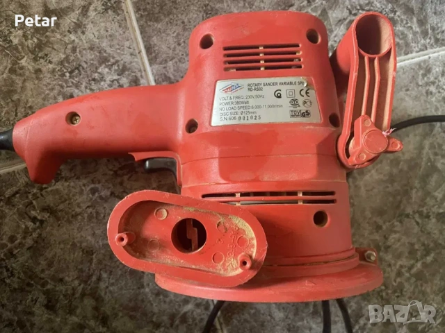 Ексцентършлайф RAIDER 380W 125mm RD-RS02, снимка 2 - Шлайфмашини - 53485567
