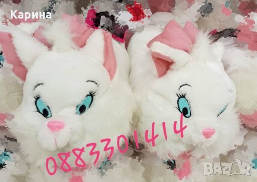 Пантофи зайчета , снимка 2 - Пантофи - 26667640
